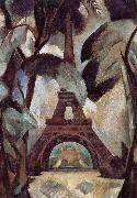 Delaunay, Robert Eiffel Tower oil painting